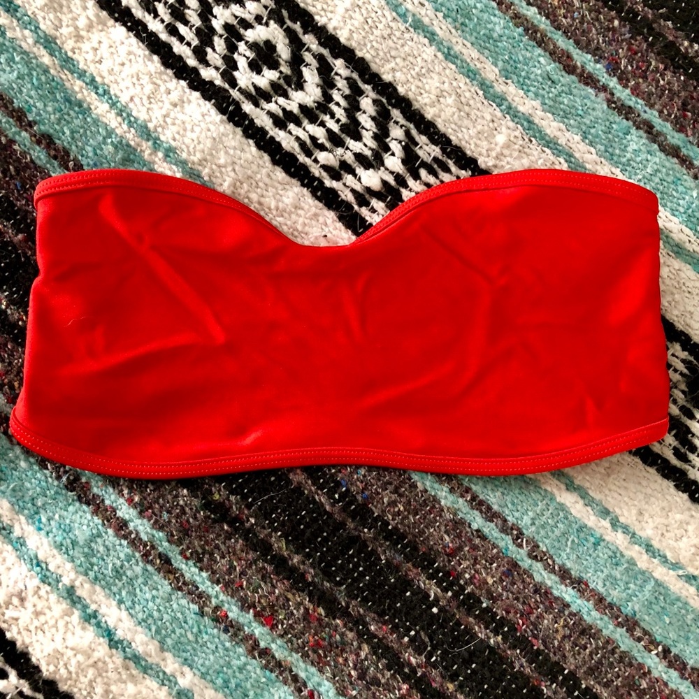 American Apparel Bandeau swim top